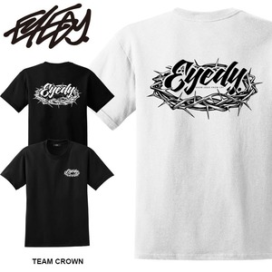 【eye-tm183】送料無料 EYEDY アイディー メンズ TEAM CROWN 半袖 tシャツ ブランド 大きいサイズ おしゃれ ストリート 綿 コットン スケート XL XXL XXXL