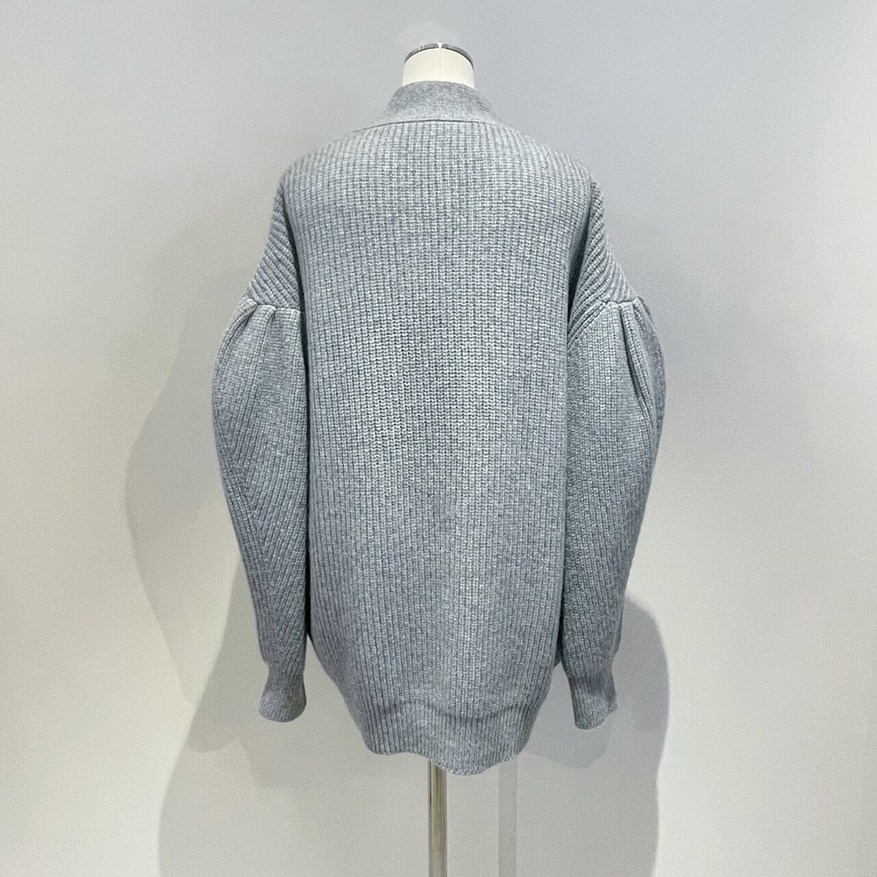 カシミア混ロングカーディガン Raymonde グレー | Cygne 