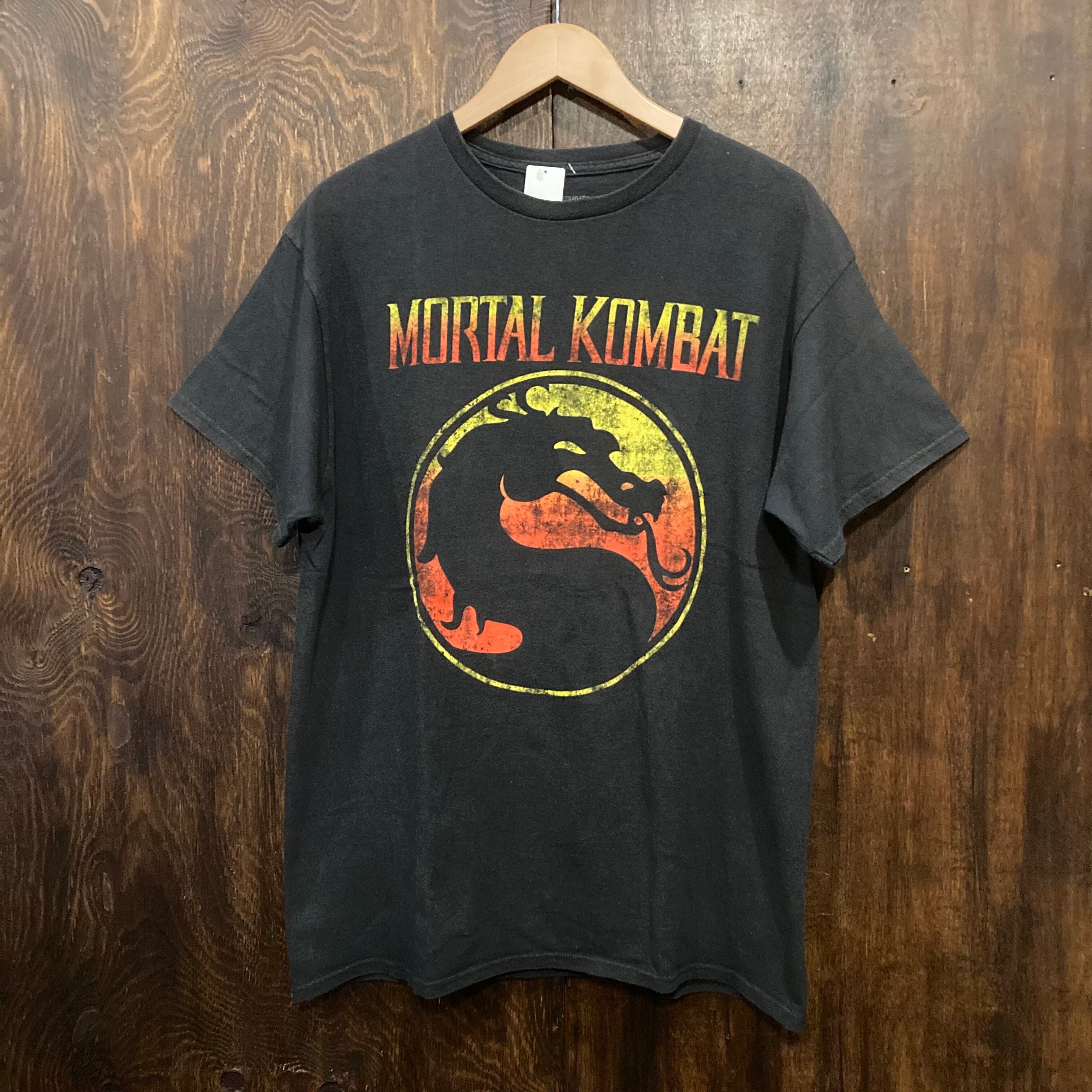 US ジャージーズ JERZEES  Tシャツ 半袖 モータルコンバット Mortal Kombat ゲーム ロゴ サイズ：メンズ M ブラック