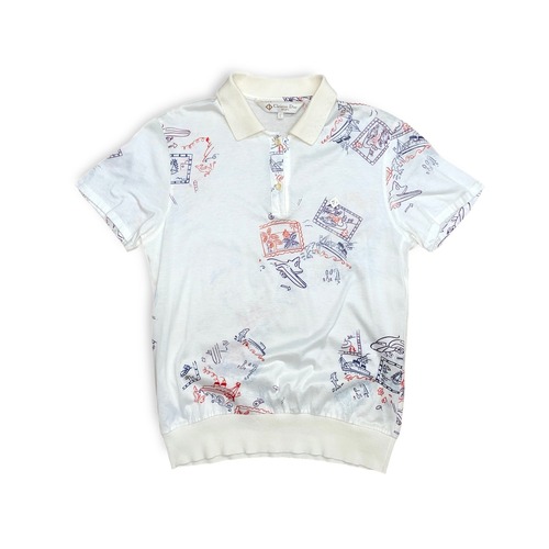 【Christian Dior SPORTS】90s  クリスチャンディオール　ポロシャツ 総柄　Lサイズ