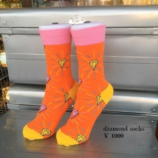 TOPANGA SOCKS 　Lady's 　ダイヤモンドソックス