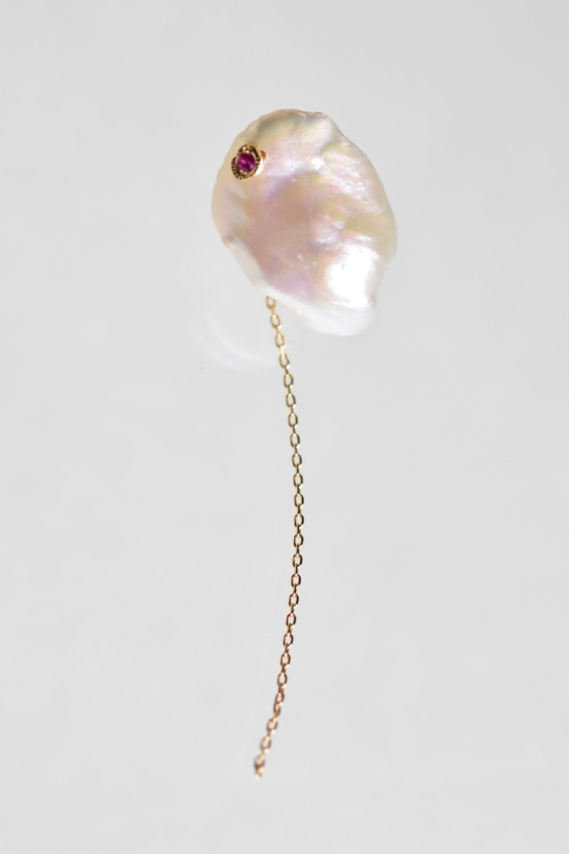 【monaka】 Keshi Pearl earrings - ケシパール