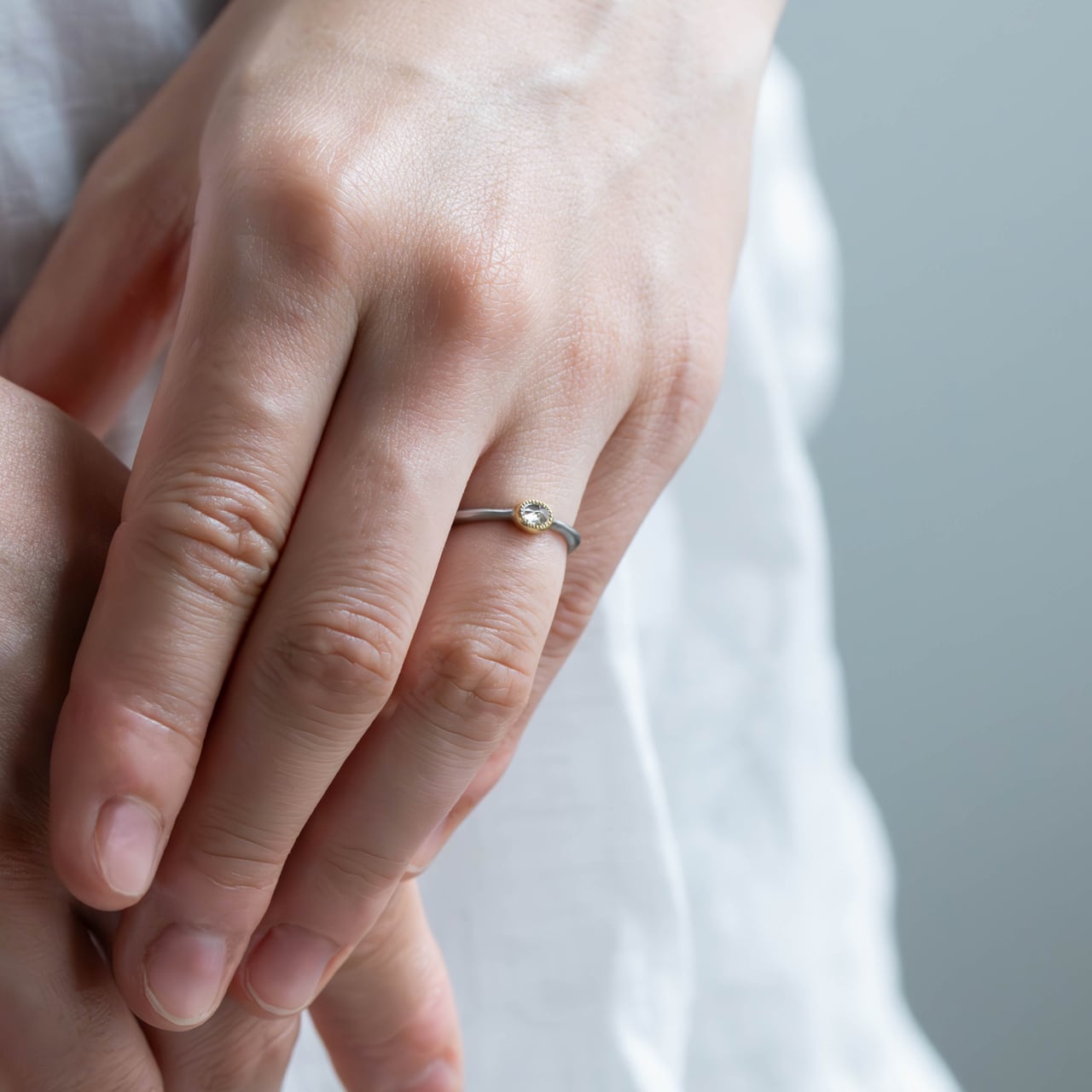 atelier plow ローズカットダイヤモンドリング K10イエローゴールド ローズカットダイヤモンドリング | atelier plow online shop