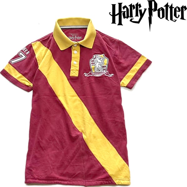 1点物◇ハリーポッターHarry Potterポロシャツ古着メンズSMレディース