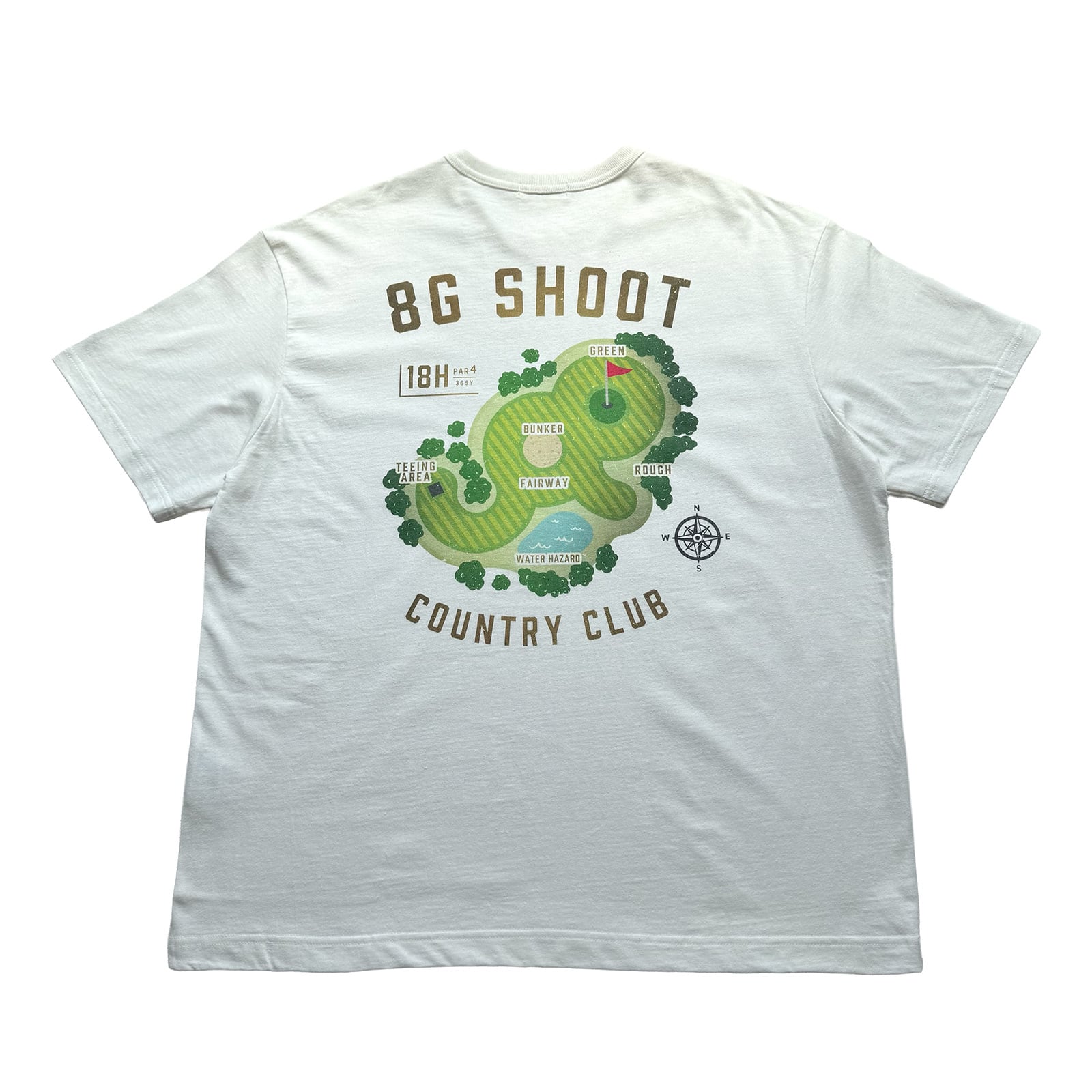 HEMP COTTON S/S TEE SHIRT -WHITE-