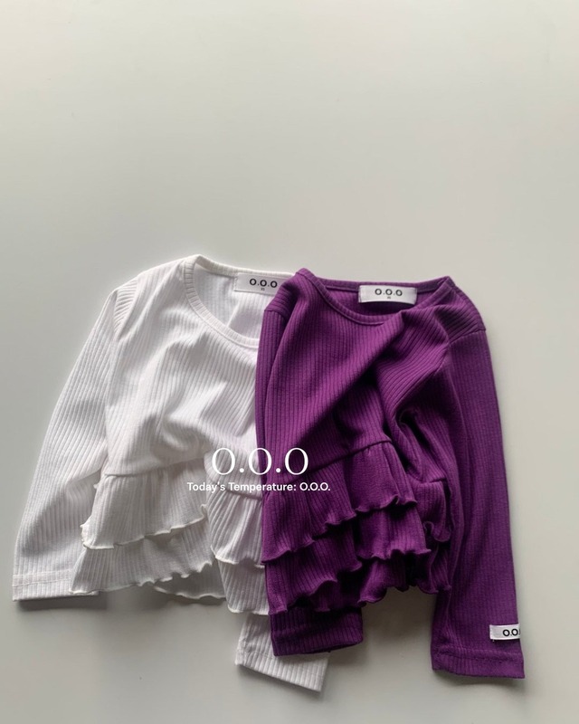 【取寄】o.o.o｜robina tee｜ロビナTシャツ｜XS-XL｜kids｜26 autumn