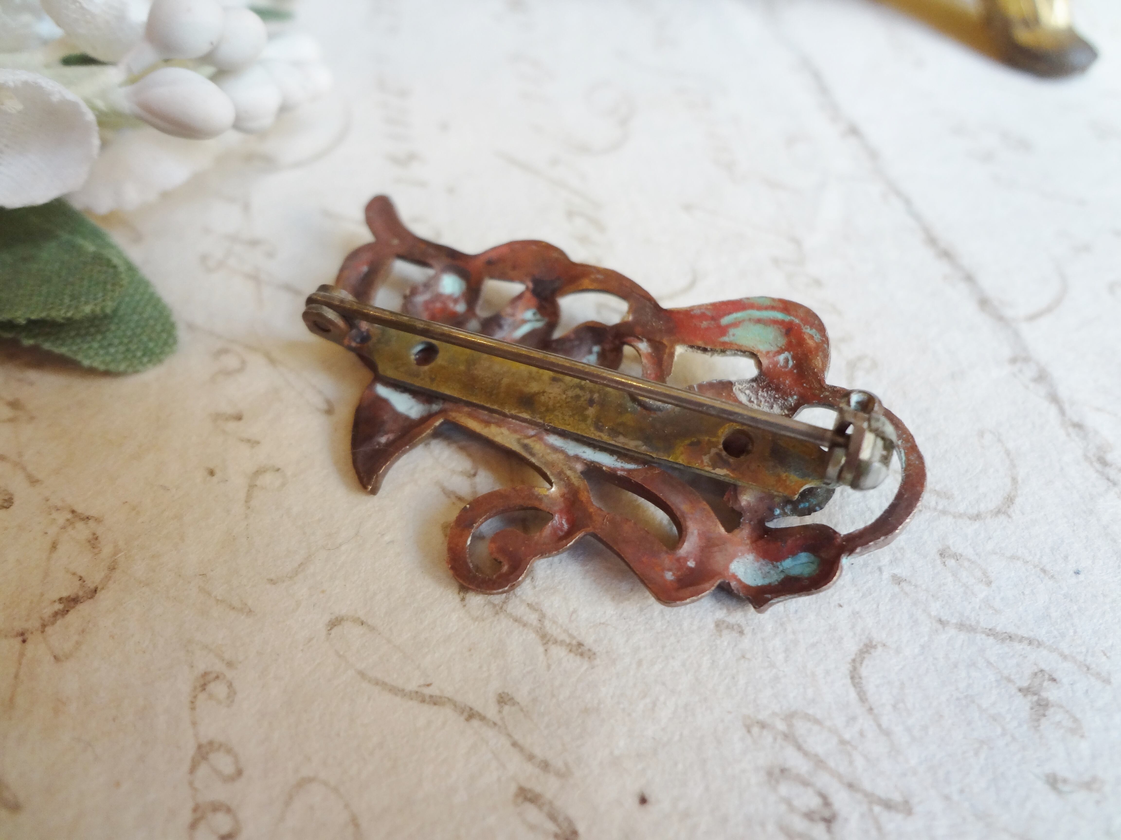 フランス ヴィンテージ ブローチ スズラン | grenierplus