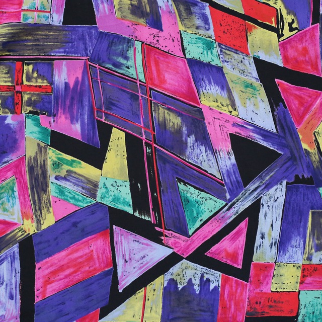 oil painting art pattern l/s shirt