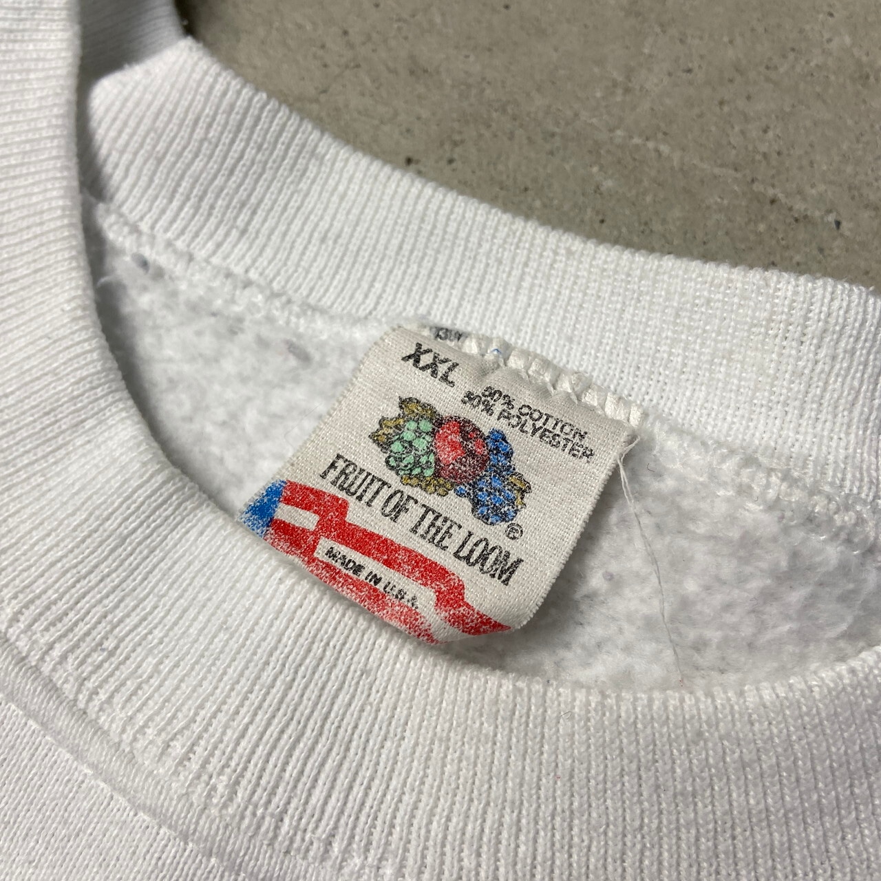 80年代 USA製 FRUIT OF THE LOOM フルーツオブザルーム rainbow 