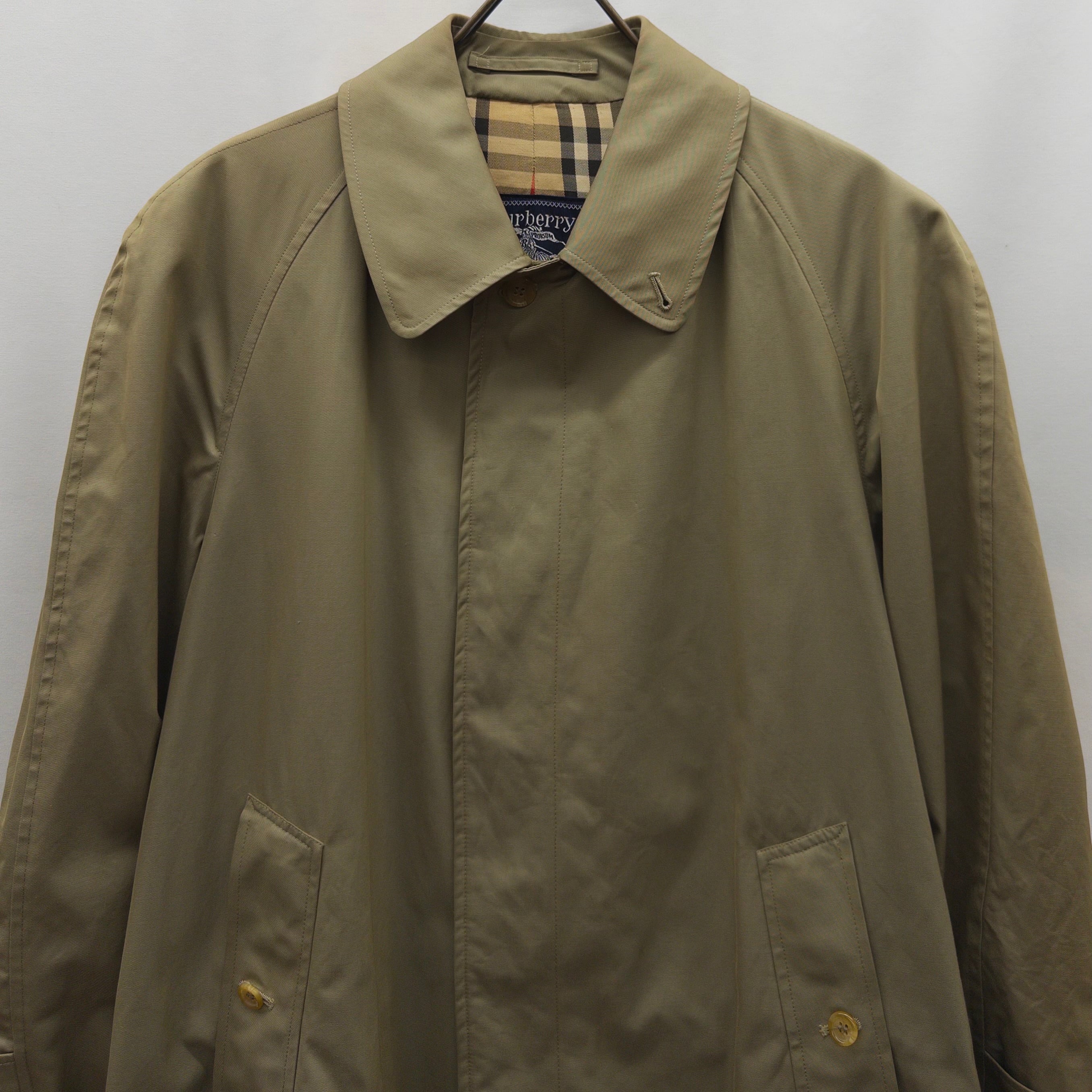 BURBERRYS】70s 玉虫 バーバリー バルマカン ステンカラー コート b-62