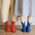 休日のひととき はみ出し刺繍 ショートソックス２Ｐ