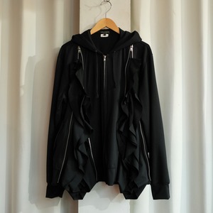 COMME des GARCONS HOMME PLUS 26SS FRILL ZIP PARKA
