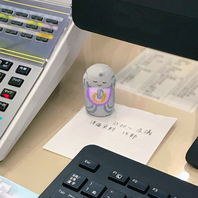 見守り地蔵（ペーパーウェイト）