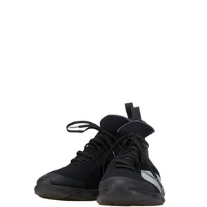ディオール オム ロゴ レースアップ ハイカットスニーカー ソックススニーカー サイズ:43 19EDC ブラック ファブリック メンズ DIOR HOMME 【中古】
