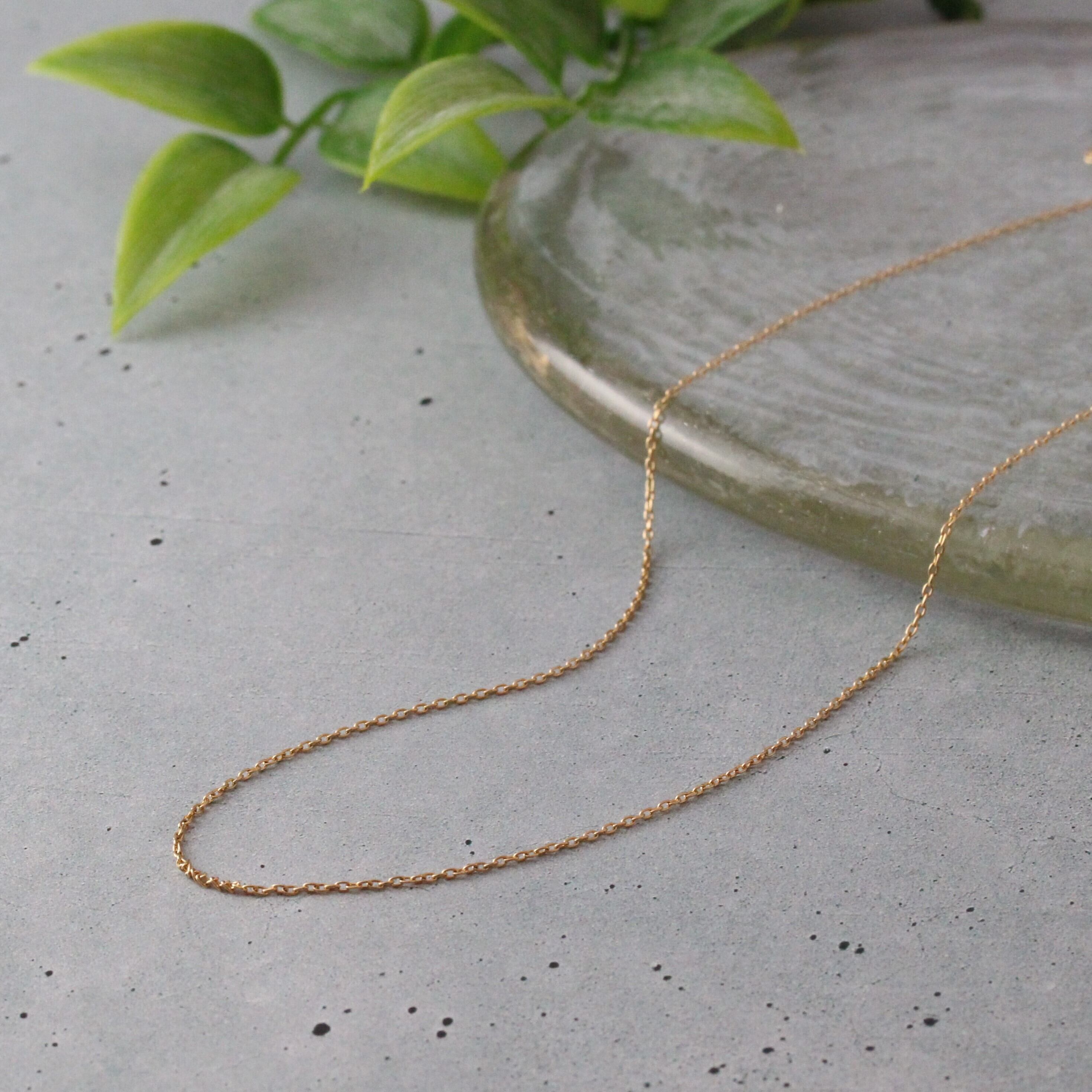 K18 チェーンネックレス 45cm〈エトワール〉 No.1 | スキンジュエリー