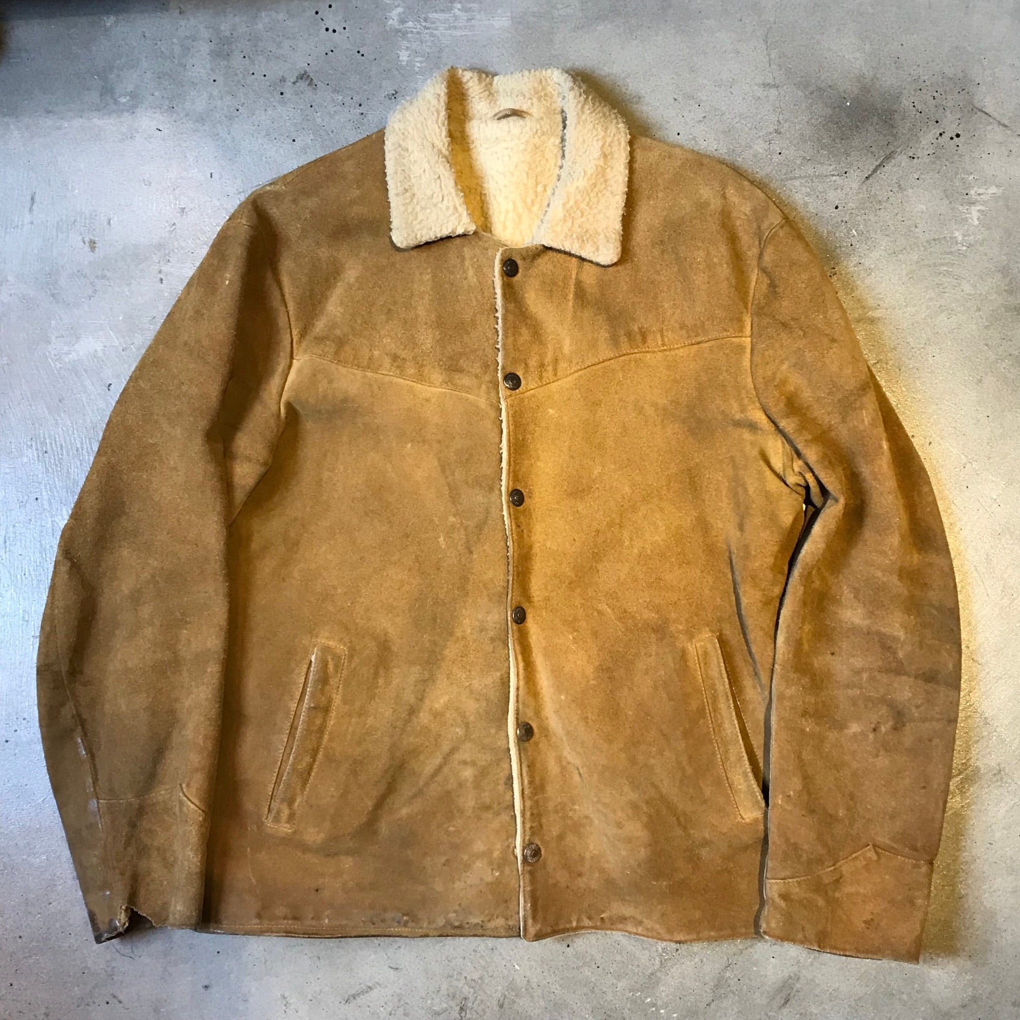 50's 60's LEVI'S リーバイス スエードボアジャケット ショートホーン ...