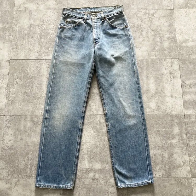 80s】US.Levis リーバイス 42TALONジッパー 42タロンジップー ボタン裏