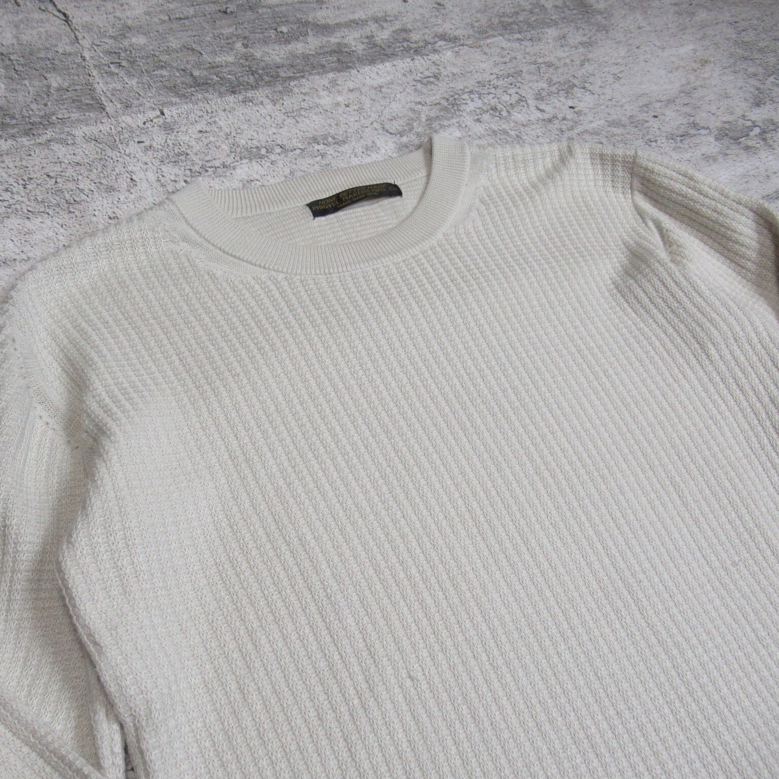 PHIGVEL / フィグベル Cotton Knit Guernsey Sweater | FAULT.