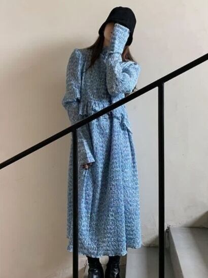 Flower Chiffon One Piece フラワーシフォンワンピース A 7 Konotoki