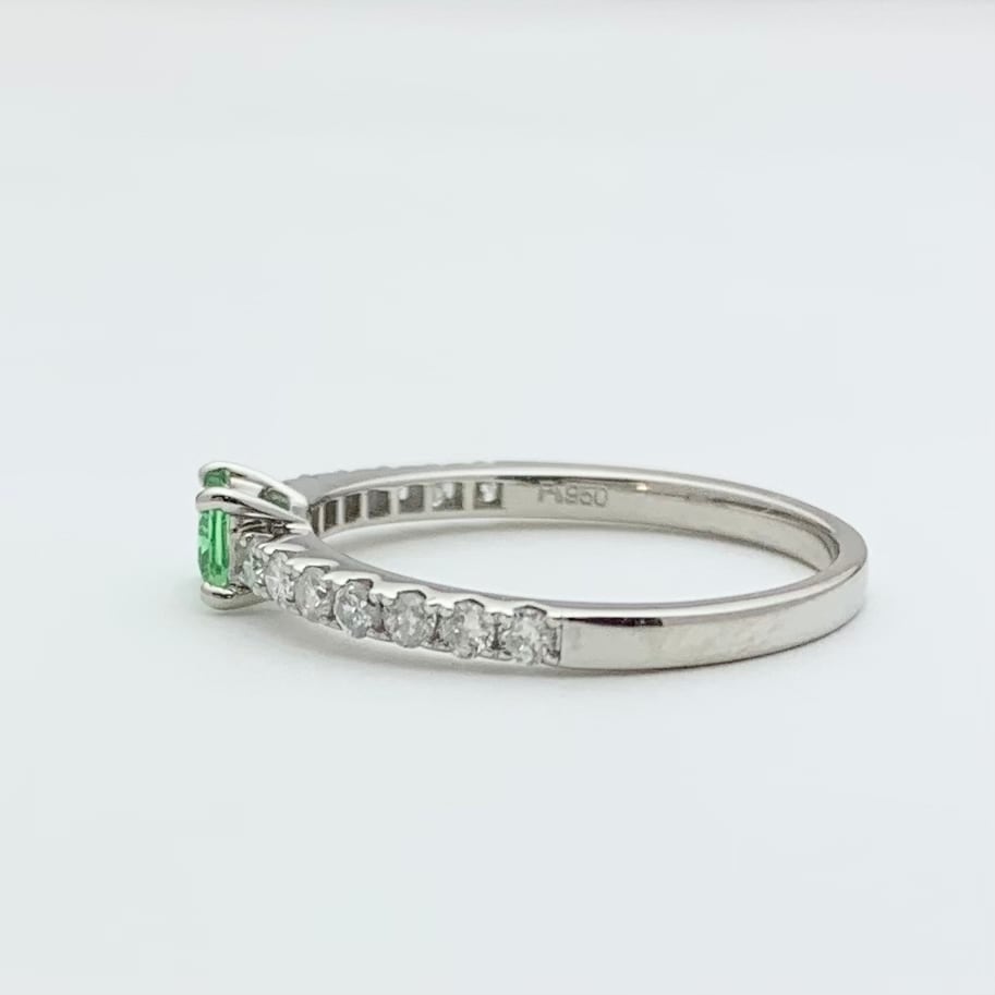 Pt コーネルピン ダイヤモンド リング 0.18ct 12号 | ジュエリー