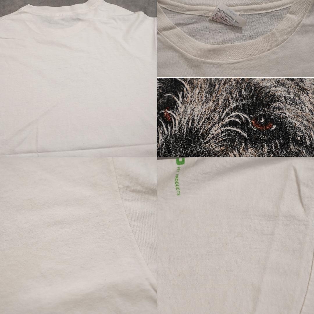 ヘインズ アニマルTシャツ シングル 犬 古着 90s USA製 L 20161 | fuufu