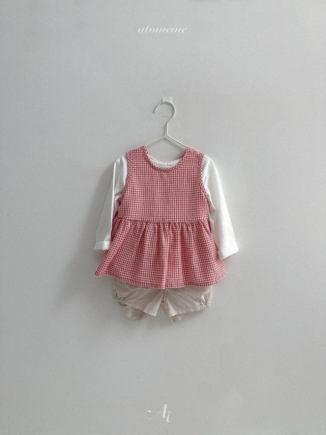 【即納】atomeme/Ellie blouse(red/M)
