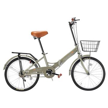 自転車 折りたたみ自転車 20インチ 軽量 ライト付き 通勤 通学 街乗り 