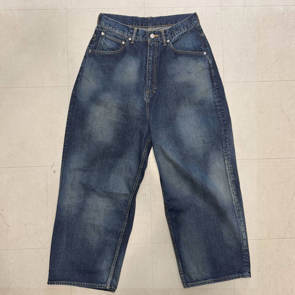 ANCELLM アンセルム AGING WIDE DENIM PANTS デニムパンツ ANC-PT48