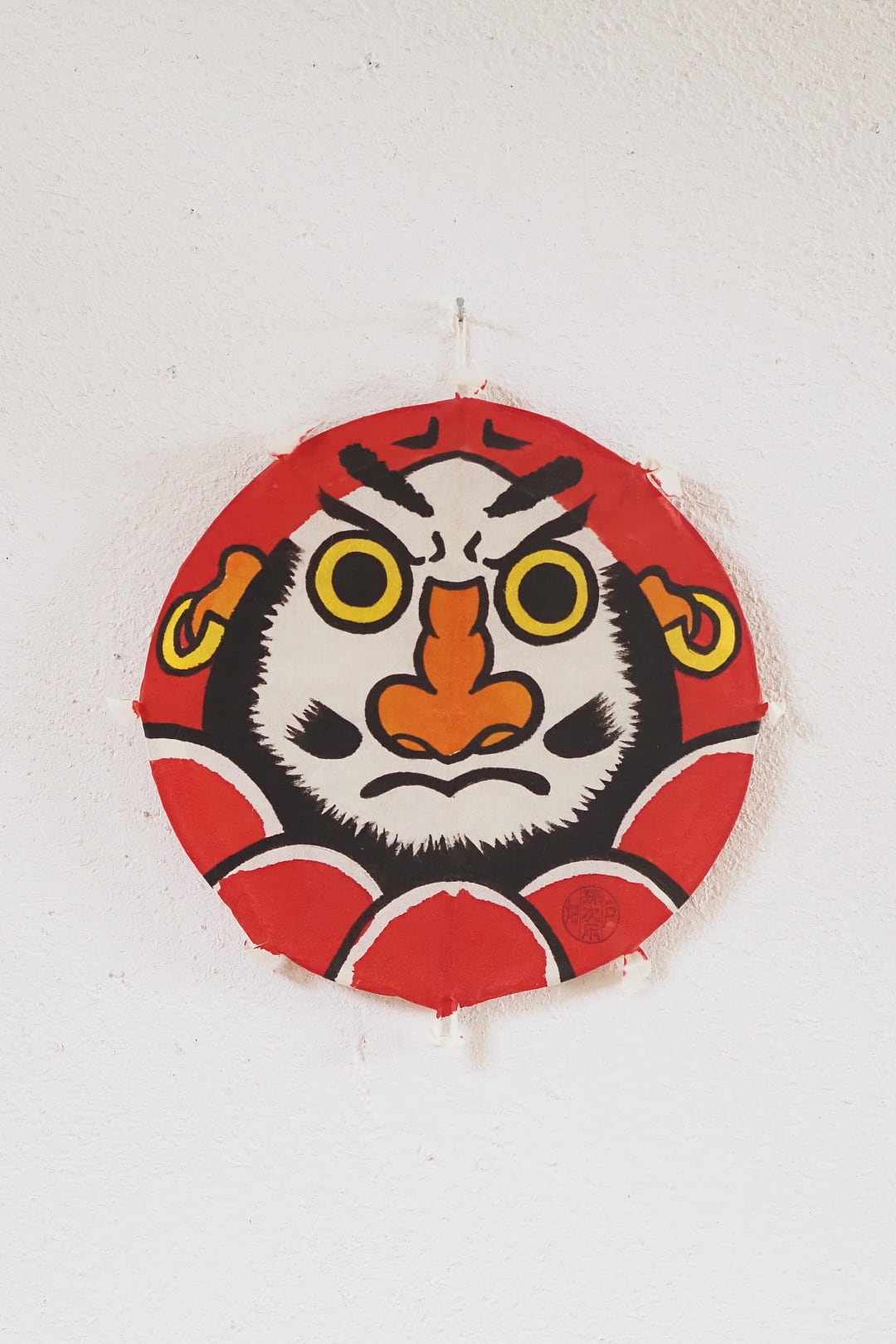 だるま凧【ミニサイズ 17×17cm】孫次凧