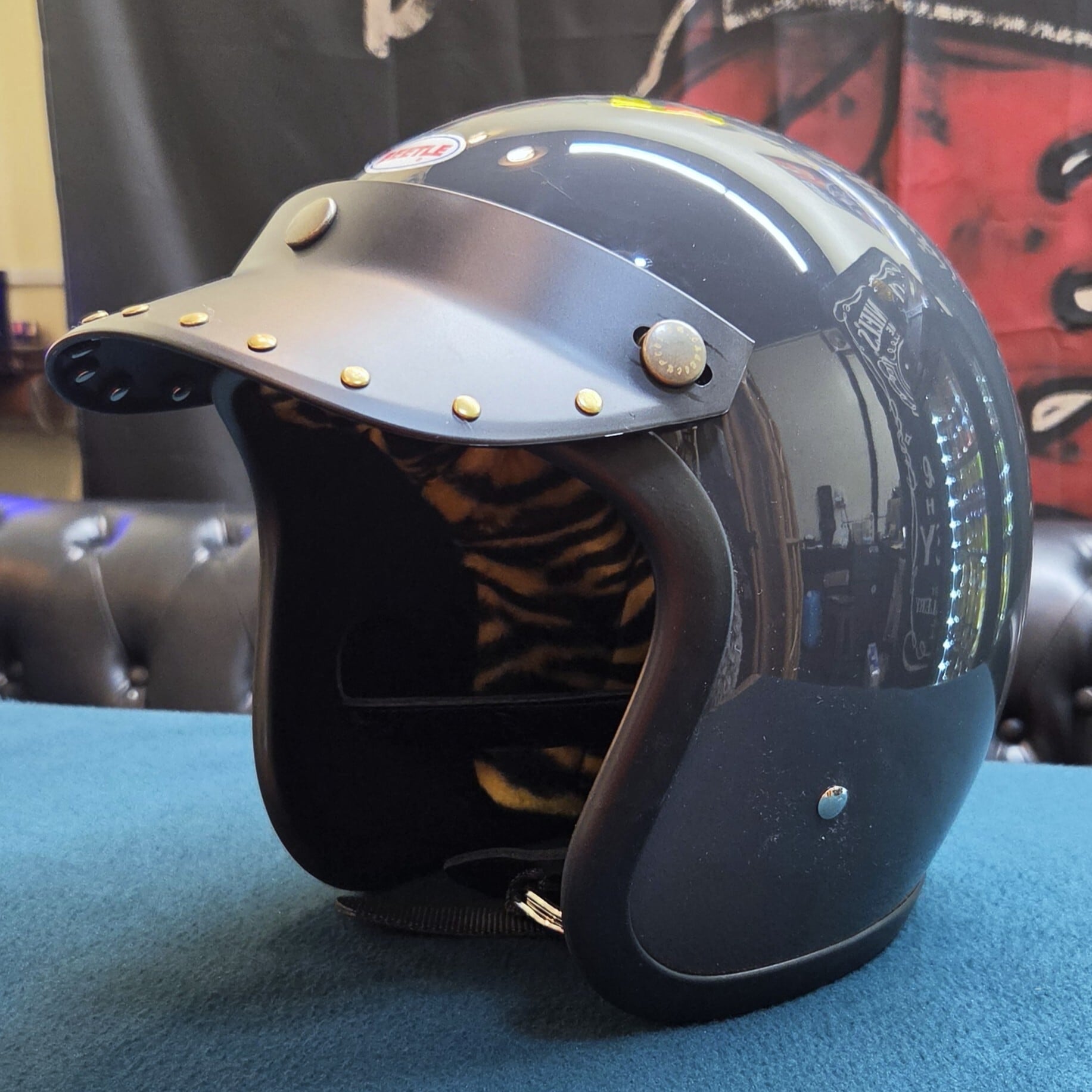 一点限り【aging paint helmet⑯】OCEANBEETLE MTX | ChargeUp