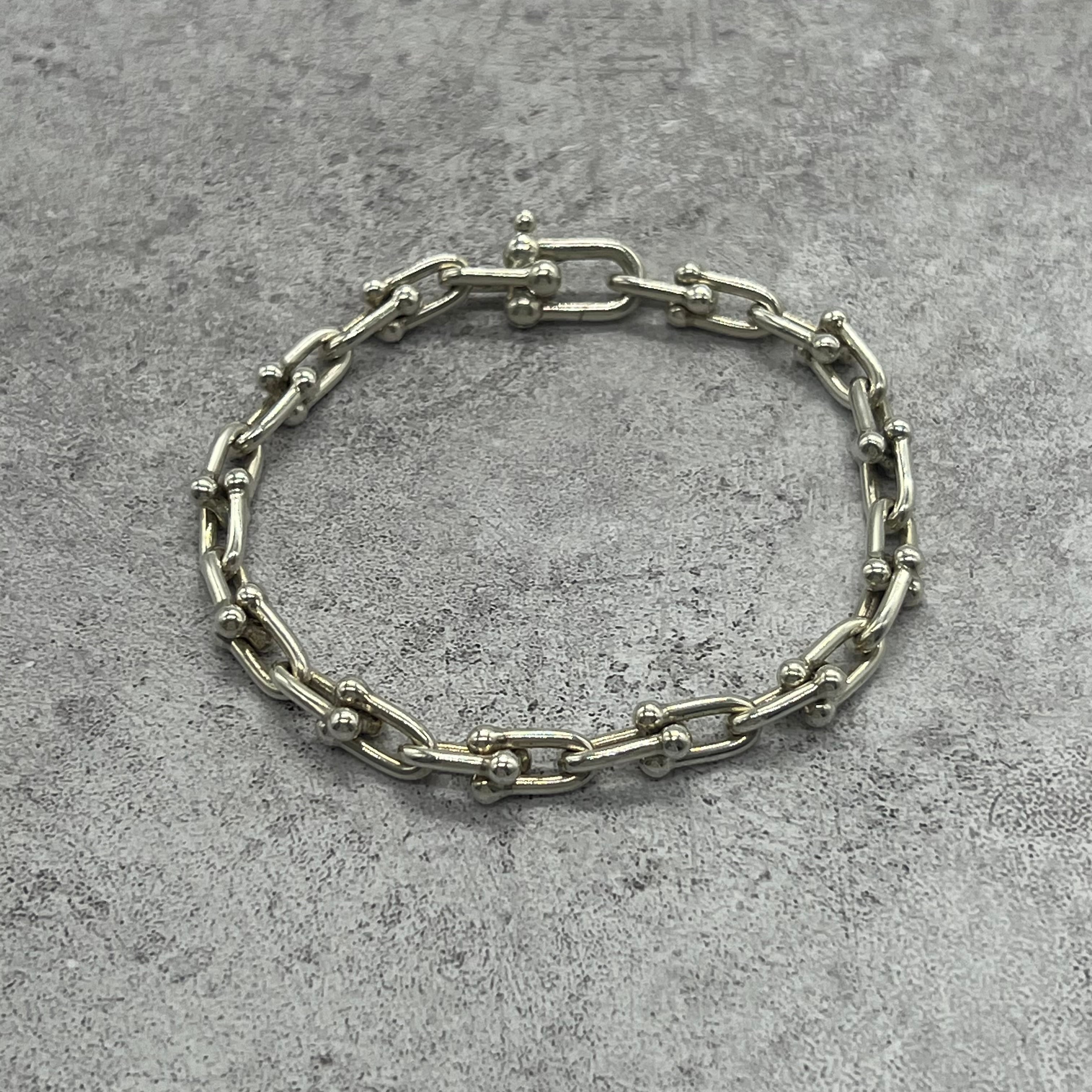 ティファニー TIFFANY ハードウェア スモールリンク ブレスレット SV