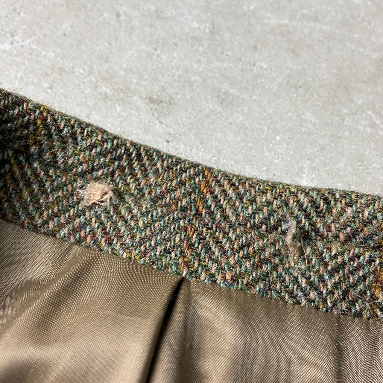 90年代〜 HARRIS TWEED ハリスツイード ウールテーラードジャケット