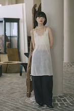 DU260713 Sheer Knit Layered Lace Camisole One Piece【予約商品10月中旬】