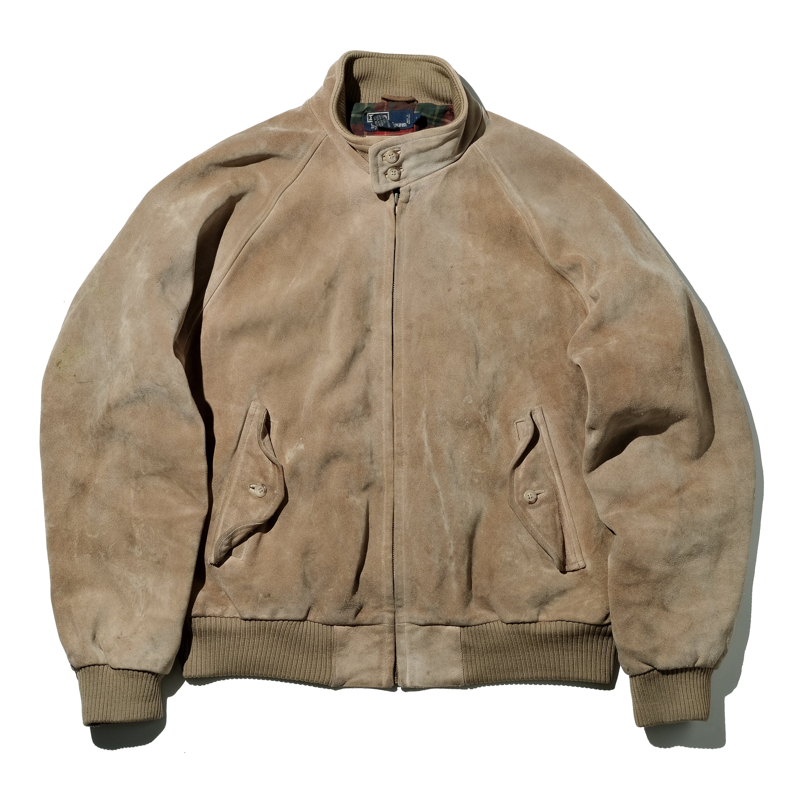 90's Polo by Ralph Lauren suede Harrington jacket [L] | goodbuy