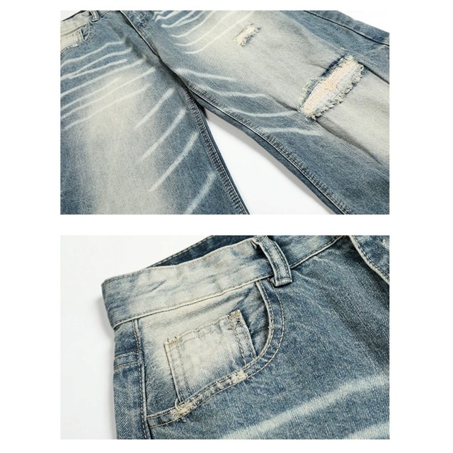 フェードクラッシュワイドフォルムデニムパンツ 1col R02700