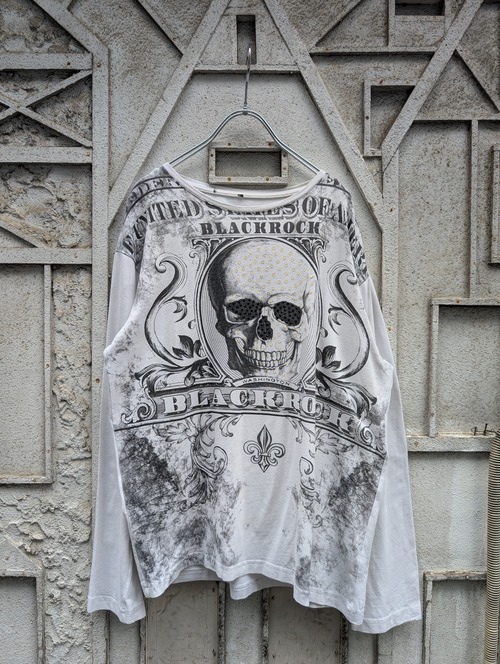"BLACKROCK" rhinestone L/S