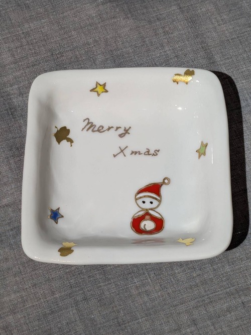角小皿『Xmas』⑤