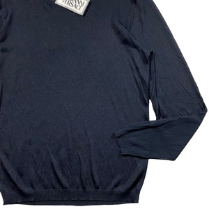 GIANNI VERSACE black sheer knit pullover
