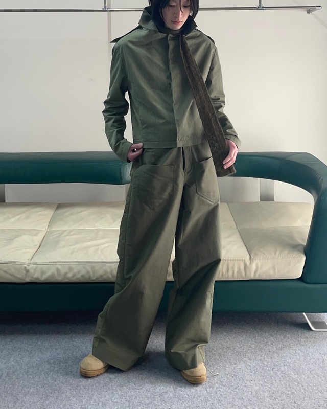 【oscarouyang】YING YANG TROUSERS WITH PISTOL FLY DETAIL/ kyoto store
