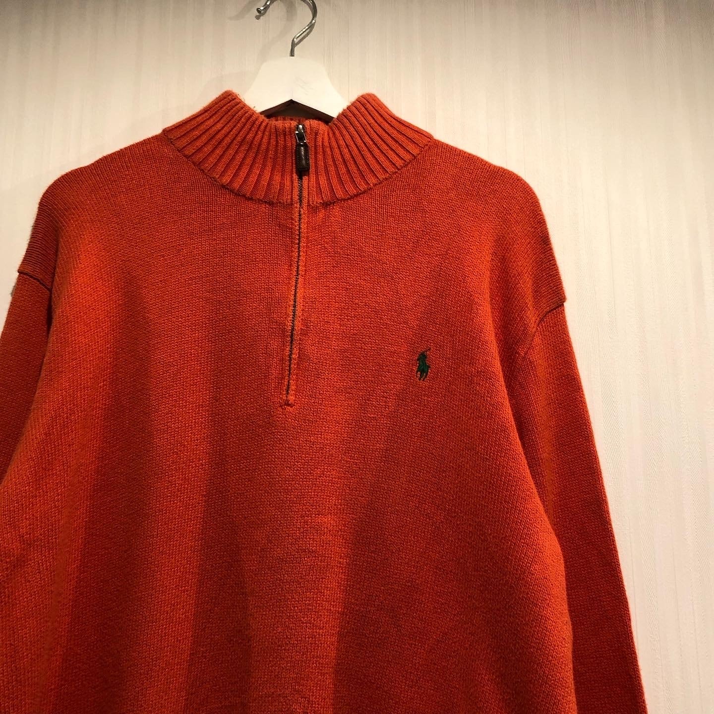 90s POLO Ralph Lauren half zip drivers knit【高円寺店】 | What'z up