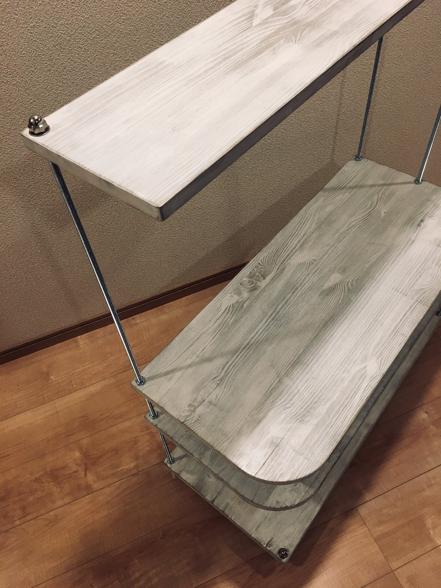 SHABBY CHIC×INDUSTRIAL テレビボード テレビ台 棚 シェルフ コーナー
