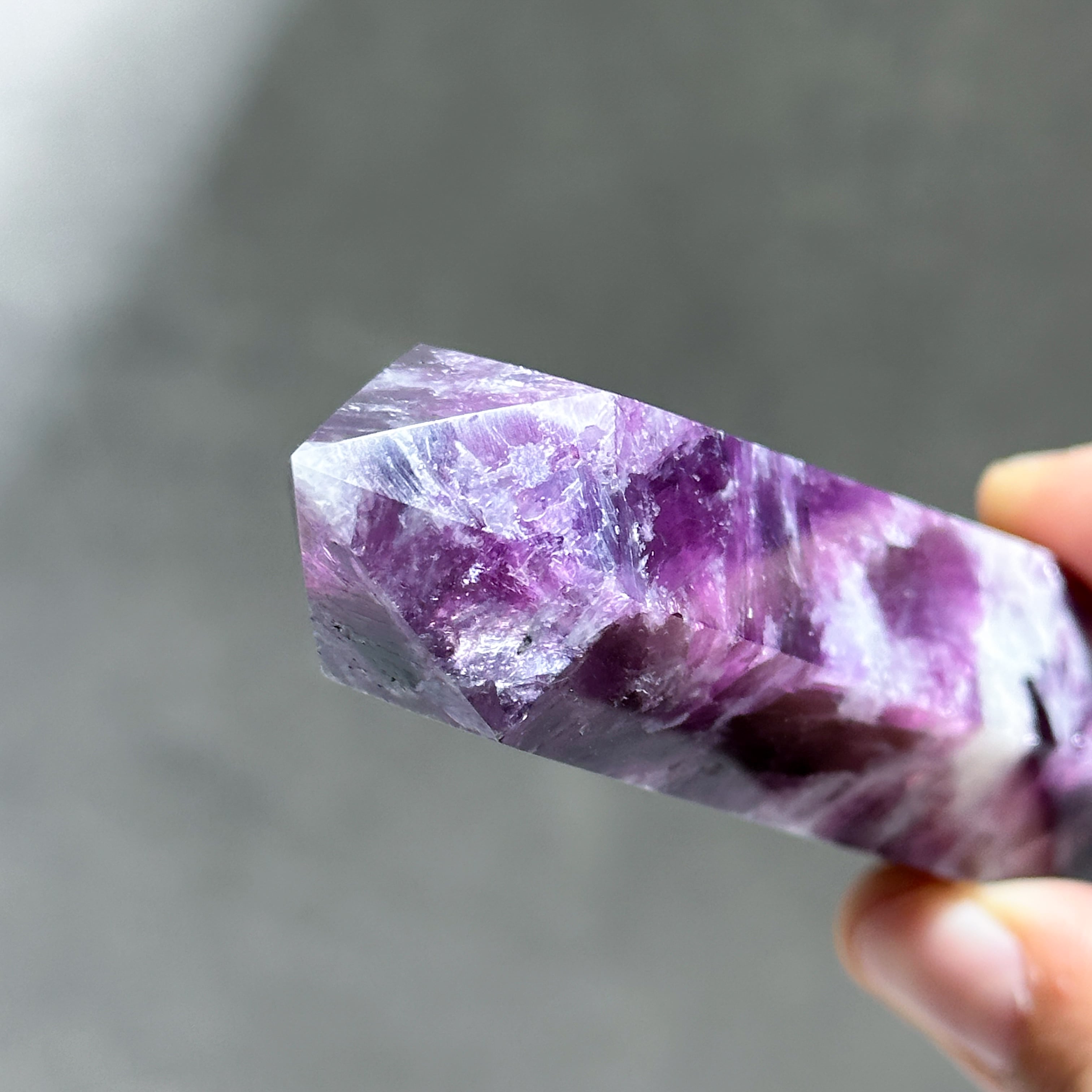 レピドライト タワー型13◇ Lepidolite ◇天然石・鉱物