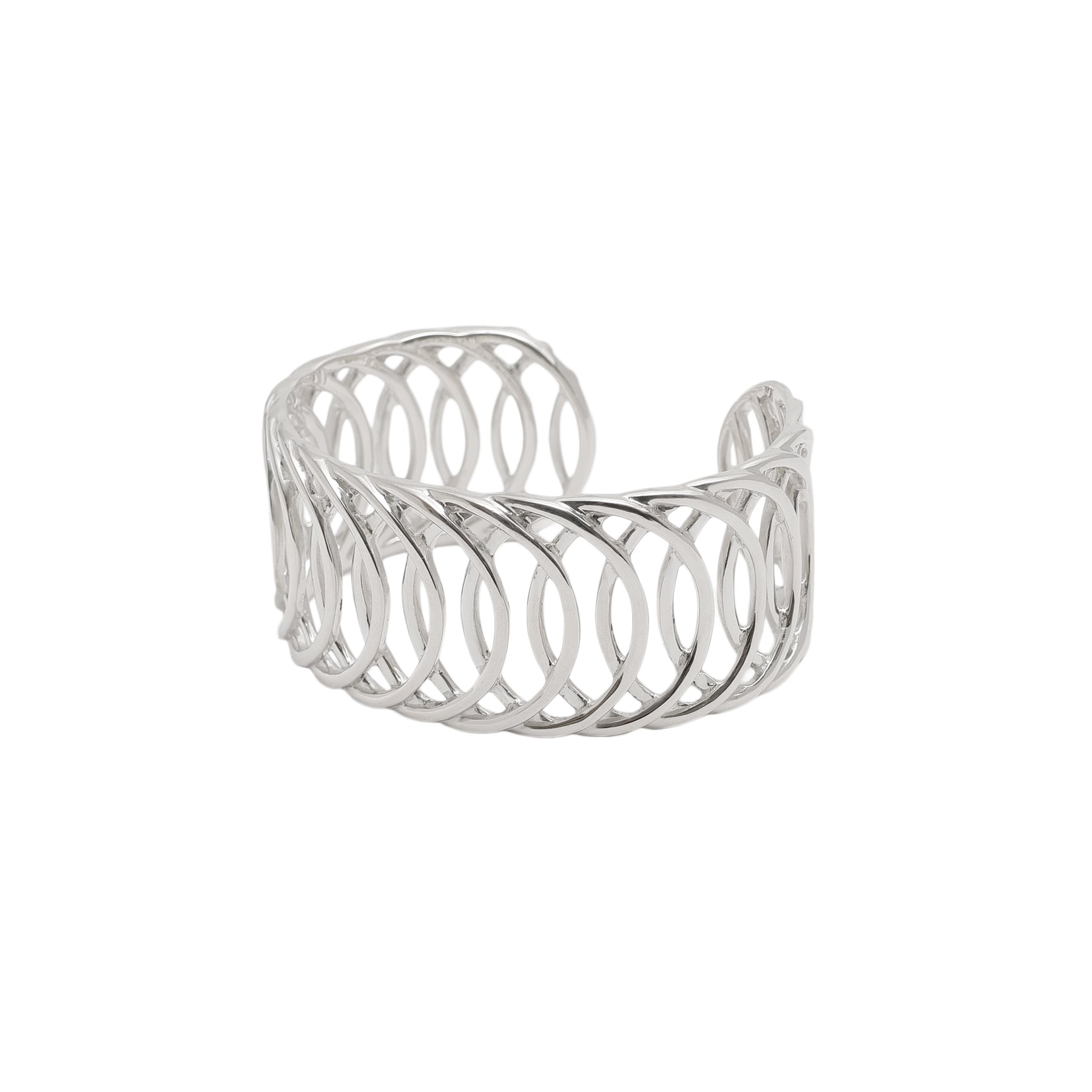 最終値下げ　ヒアーズ　バングル　UROCO PATTERN BANGLE ego] oval pattern overlap design bangle [cyb7] / Y2404INB5261