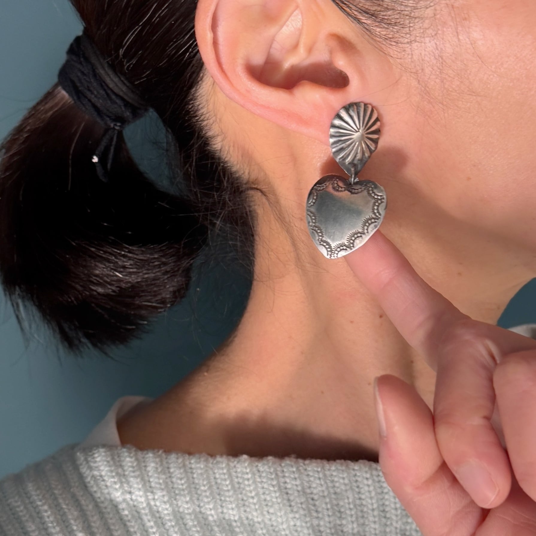 Indian Jewelry》 ハート コンチョピアス | 【公式通販】鎌倉の