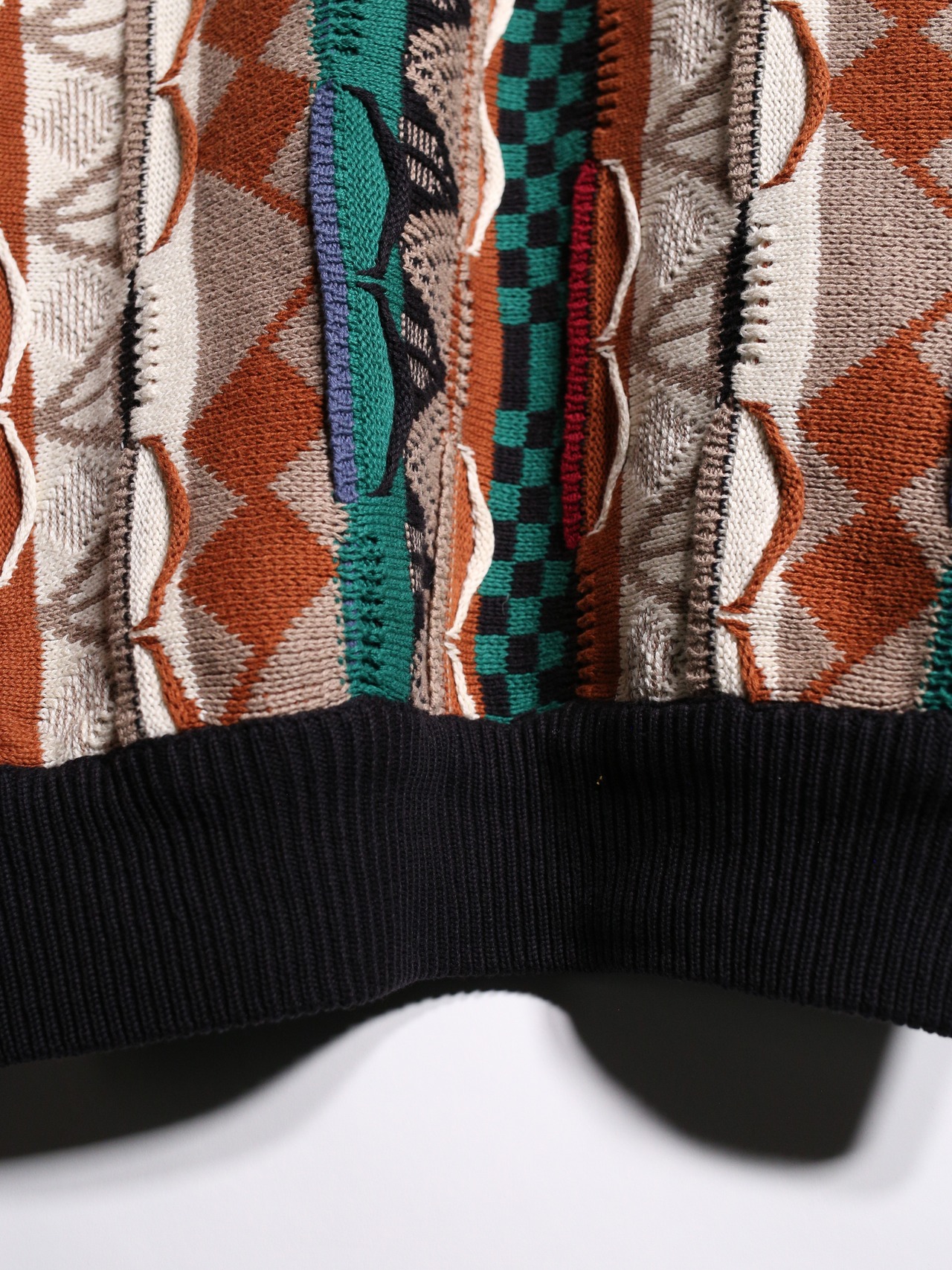 ”3D” pattern classical good coloring knit - 14