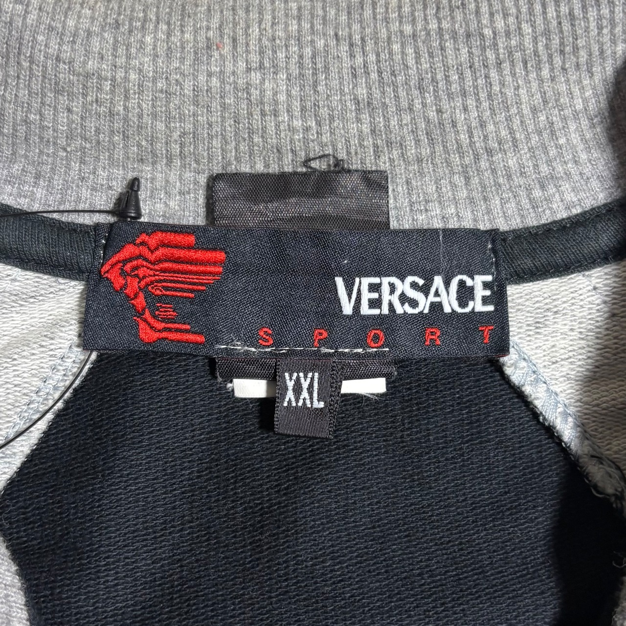 VERSACE SPORT bicolor sweat track jacket