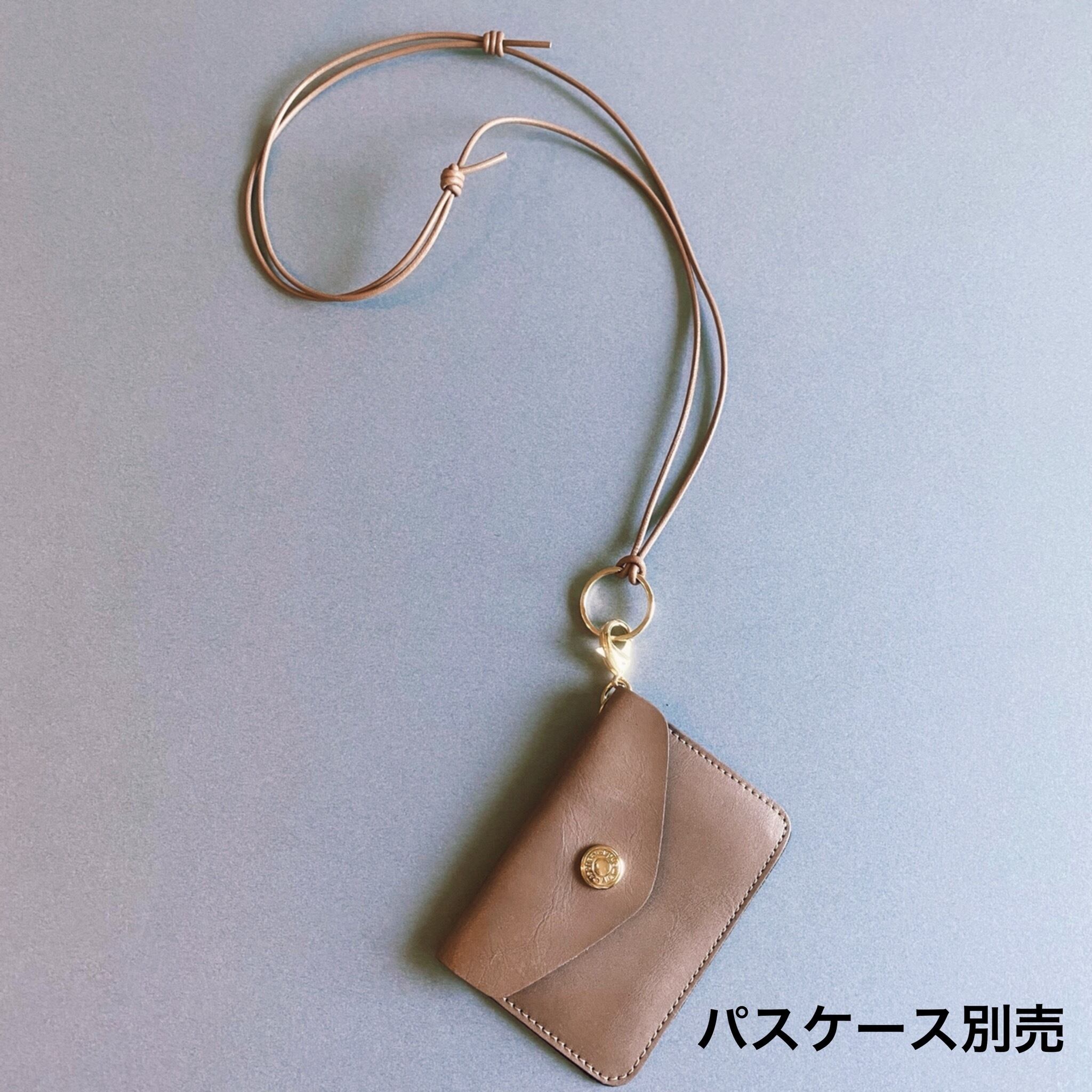 本革レザーコードのシンプルチョーカー(ブラウン