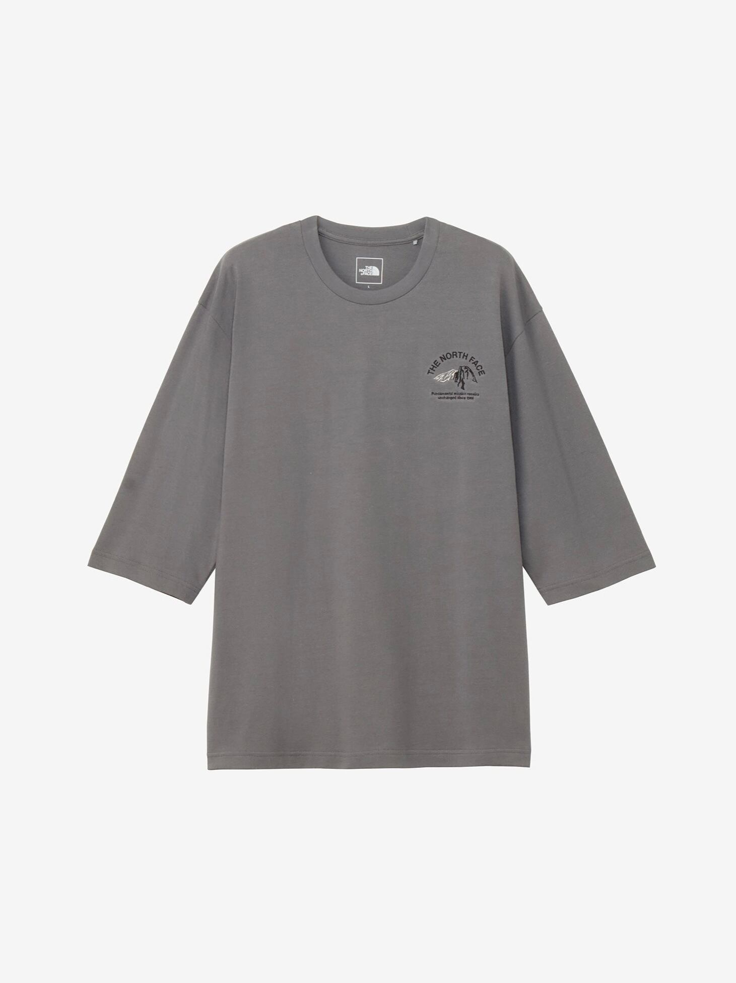 THE NORTH FACE (ノースフェイス) - 3/4 SLEEVE ONE POINT LOGO TEE (クォータースリーブワンポイントロゴティー) NT32537 メンズ