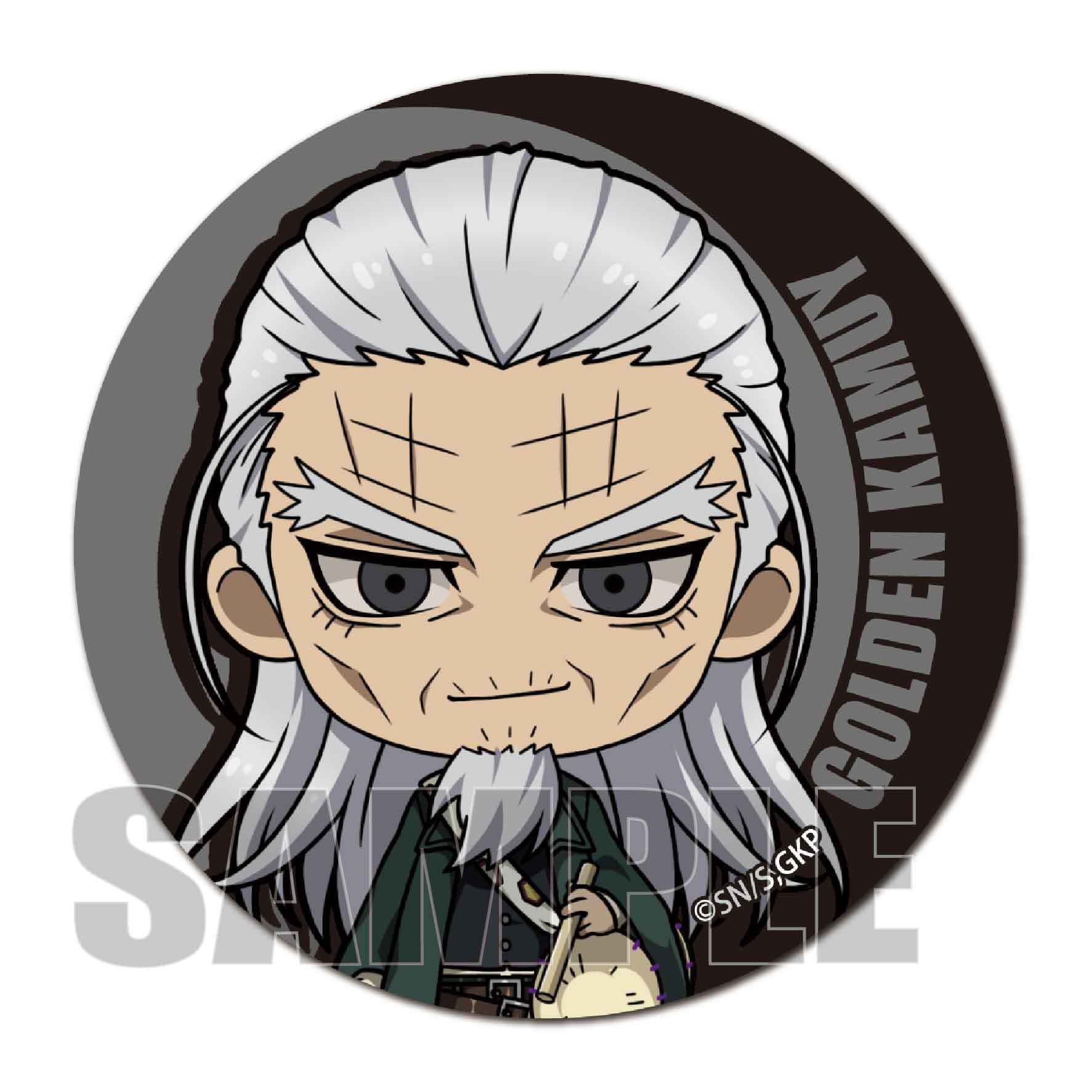 缶バッジ 楽器ver ゴールデンカムイ 土方 歳三 水野商店