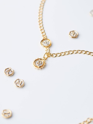 MARIA BLACK マリア・ブラック/ Signet Disco Coin Parts - Yellow Gold